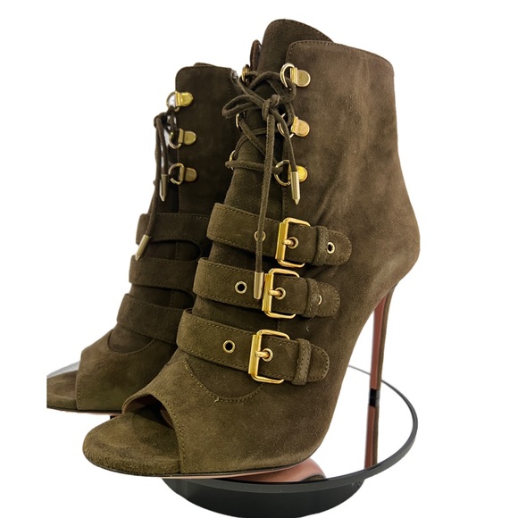 Aquazzura 37,5 open toe booties - Picture 2 of 7